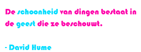 De schoonheid van dingen bestaat in de geest die ze beschouwt. - David Hume